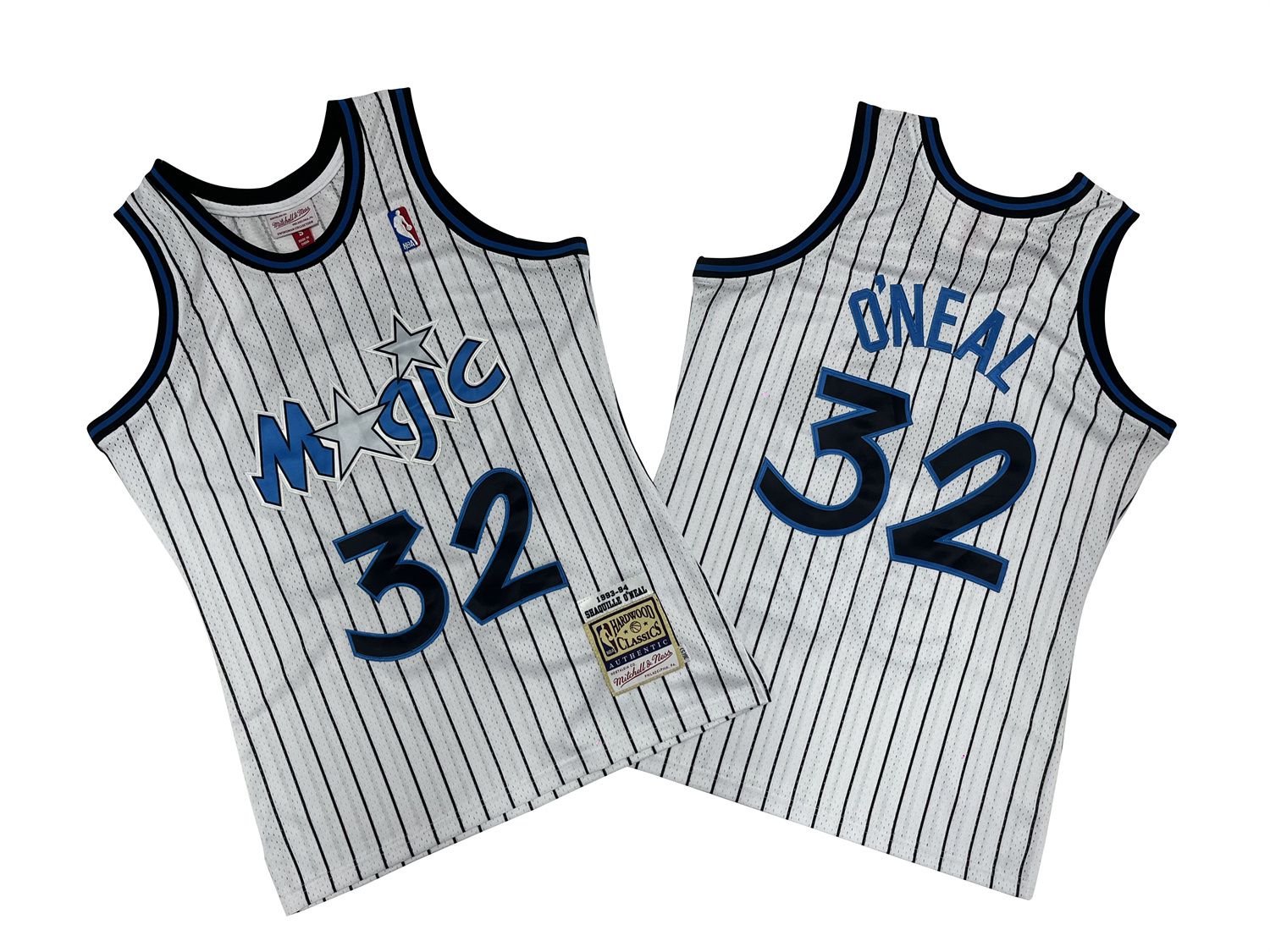 Men Orlando Magic #32 Oneal White Throwback NBA Jersey